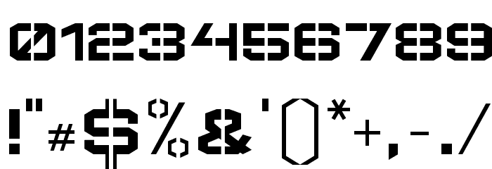 Wallpoet Font OTHER CHARS