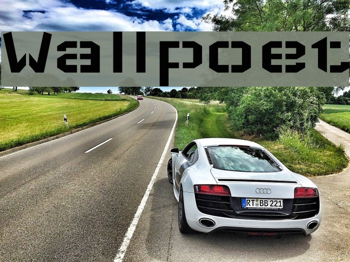 Wallpoet Font examples