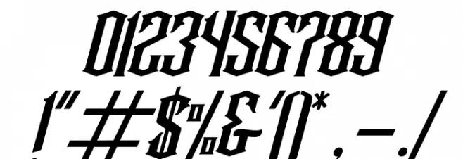 Wallrous Italic Font OTHER CHARS