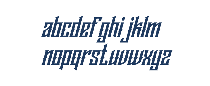 Wallrous Italic Lowercase