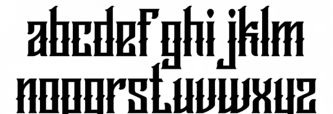 Wallrous خط أحرف صغيرة