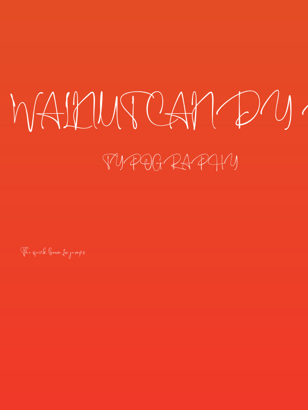 Walnut Candy personal use Poster