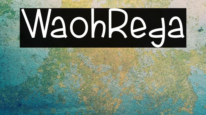 Waloh Regular Example 2