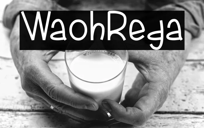 Waloh Regular Example 3