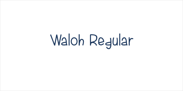 Waloh Regular Logo