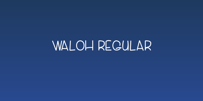 Waloh Regular Social Header