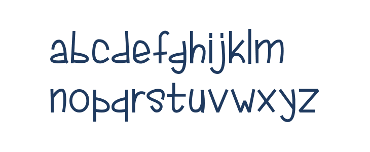 Waloh Regular Lowercase