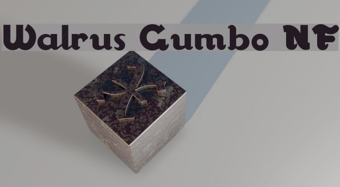 Walrus Gumbo NF Font examples