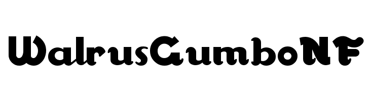 WalrusGumboNF  Free Fonts Download