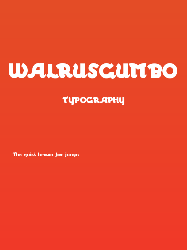 WalrusGumbo Poster