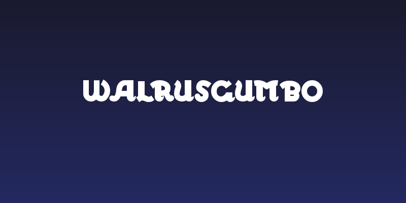 WalrusGumbo Social Header