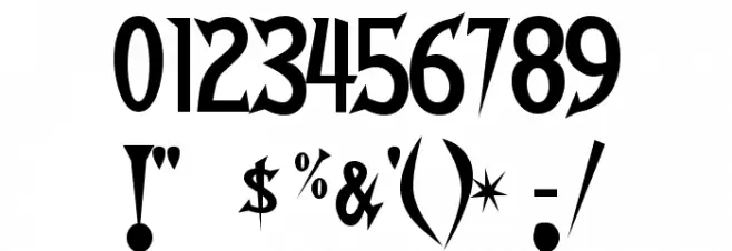 Walshes Font OTHER CHARS