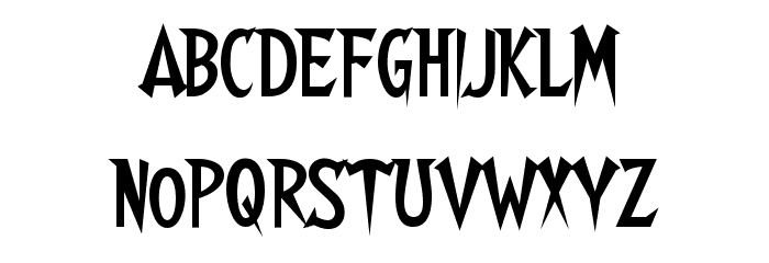 Walshes Font LOWERCASE