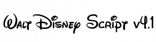 Walt Disney Script v4.1  baixar fontes gratis