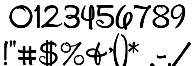 Walt Disney Script v4.1 Polices AUTRES CHARS