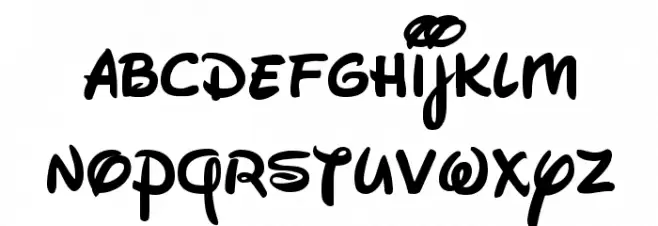 Walt Disney Script v4.1 Polices MINUSCULES
