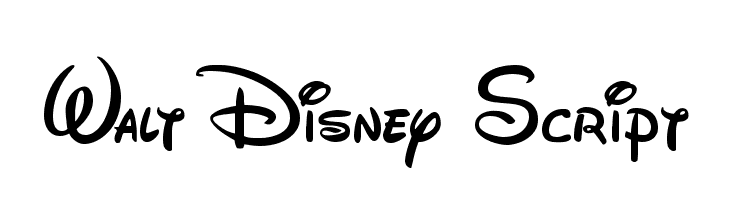 Walt Disney Script フォント Ffonts Net