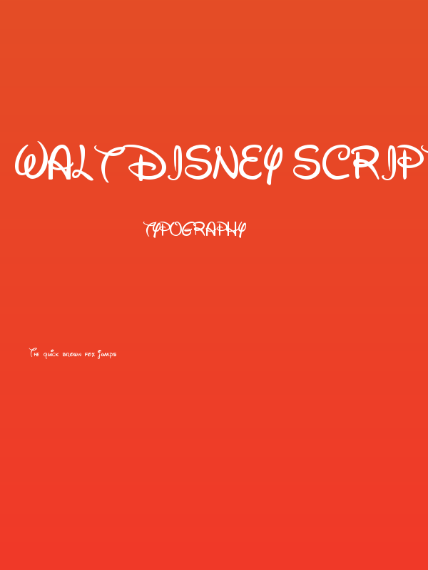 Walt Disney Script Poster