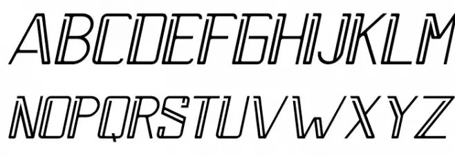 Walterson Italic خط أحرف كبيرة
