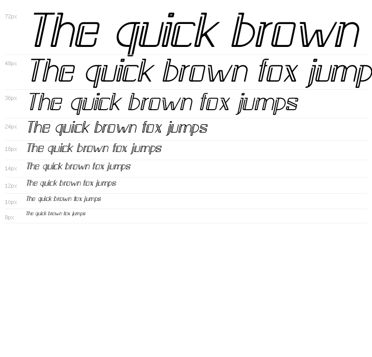 Walterson Italic Waterfall