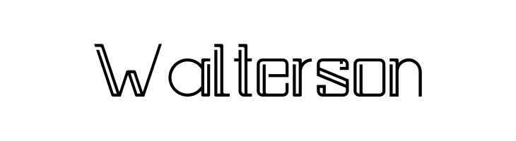 Walterson  Frei Schriftart Herunterladen