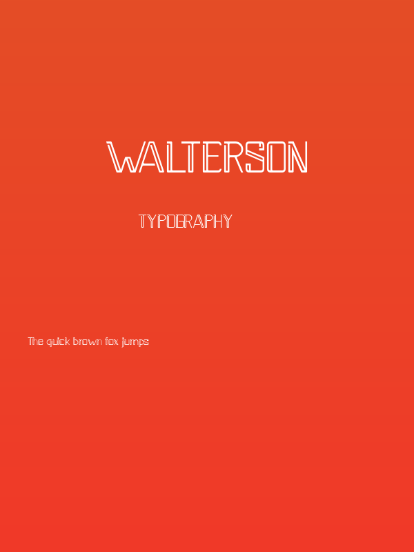 Walterson Poster