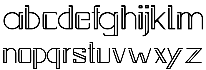 Walterson Font LOWERCASE