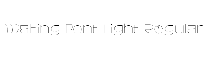 Walting Font Light Regular  免费字体下载