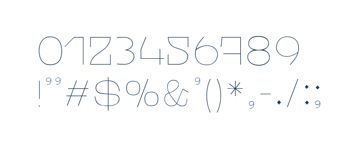 Walting Font Light Regular Other Characters