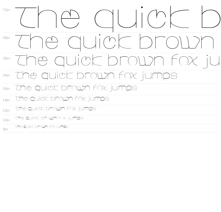 Walting Font Light Regular Waterfall