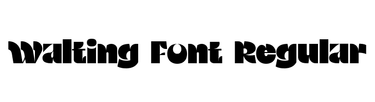 Walting Font Regular  नि: शुल्क फ़ॉन्ट्स डाउनलोड