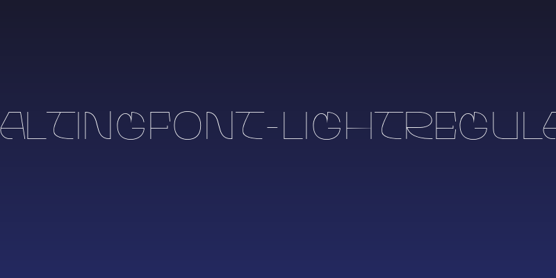 WaltingFont-LightRegular Social Header