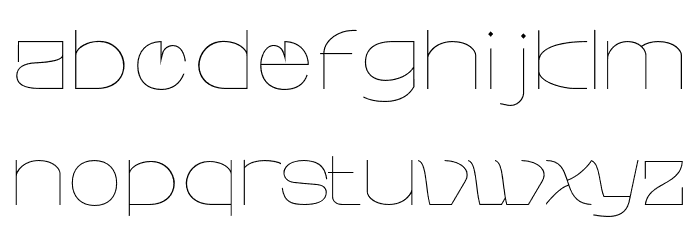 WaltingFont-LightRegular Font LOWERCASE