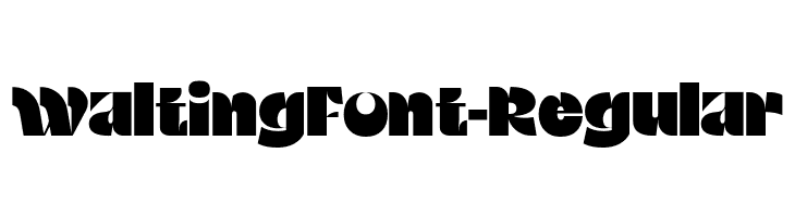 WaltingFont-Regular  Frei Schriftart Herunterladen