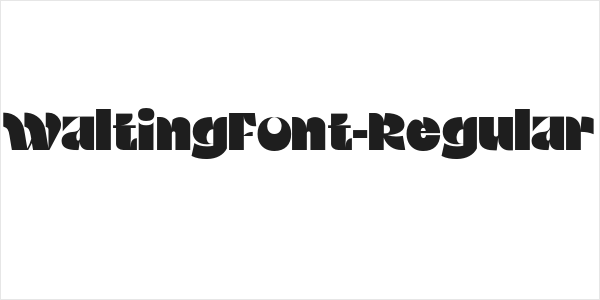 WaltingFont-Regular Logo