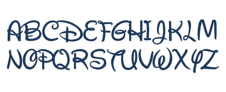 Waltograph Uppercase