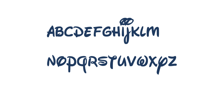 Waltograph Lowercase