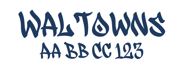 Waltowns Font Preview