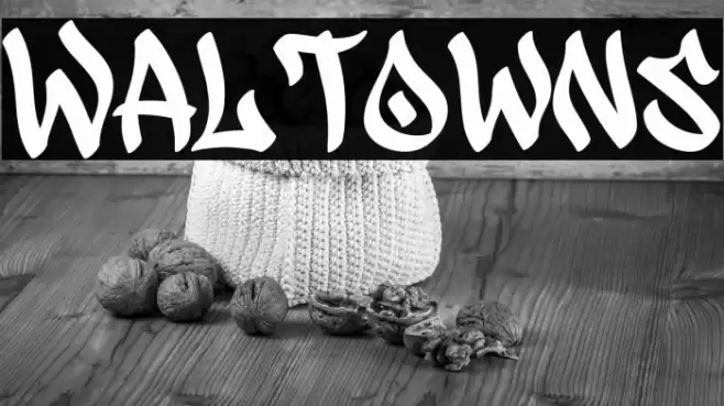 Waltowns फ़ॉन्ट examples