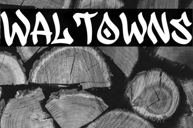 Waltowns फ़ॉन्ट examples