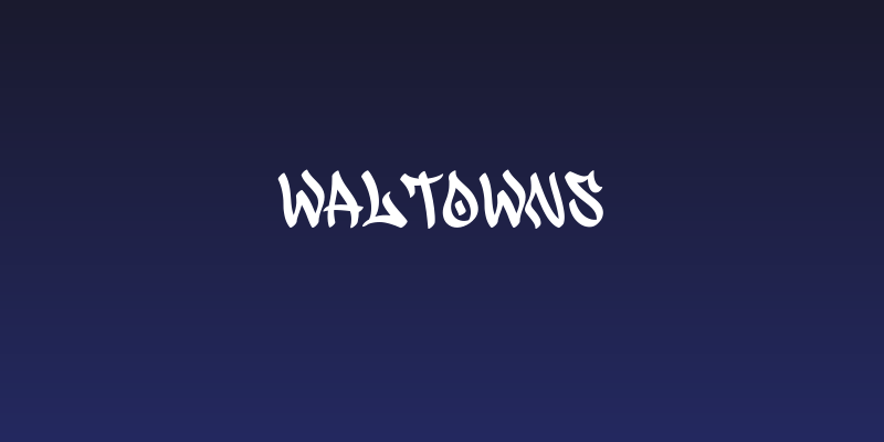 Waltowns Social Header