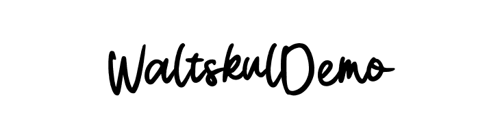 Waltskul Demo  नि: शुल्क फ़ॉन्ट्स डाउनलोड