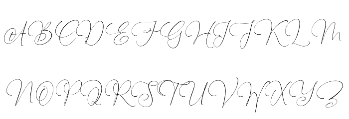Waltson Beauty Font UPPERCASE
