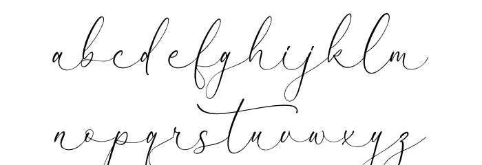 Waltson Beauty Font LOWERCASE