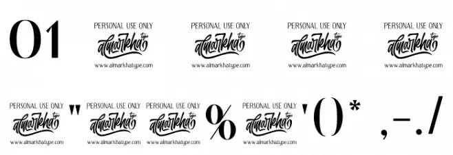 Waluxe Font OTHER CHARS