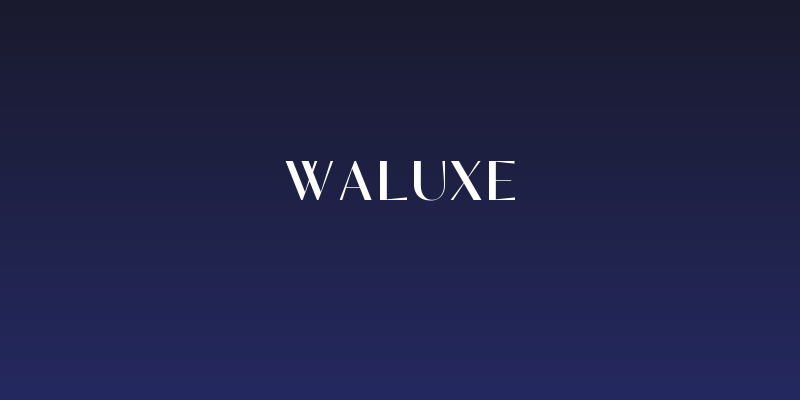 Waluxe Social Header