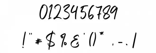 Walytime Font OTHER CHARS