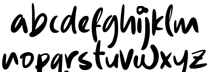 Wamatto Font LOWERCASE