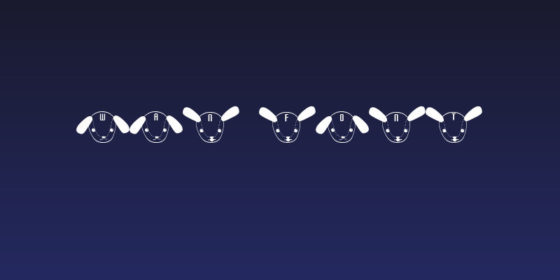 Wan Font Social Header