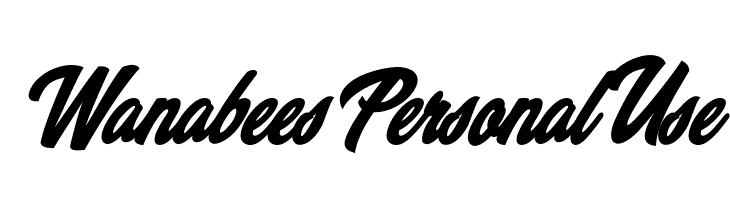 Wanabees Personal Use  नि: शुल्क फ़ॉन्ट्स डाउनलोड
